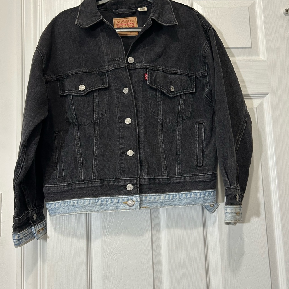 Levi's Women's 90's Trucker with Double Waistband Jacket - Layer Cake S